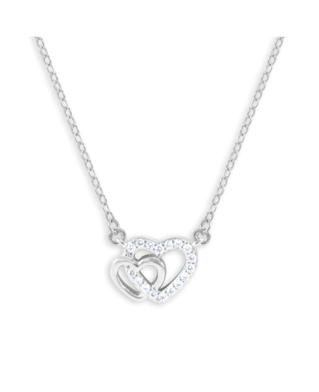 Pendentif Argent 925, Céramique Bleue Et Zirconium – Neuf, Chaîne En Option