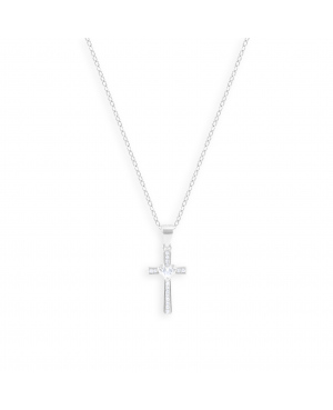 Collier croix en argent 925...