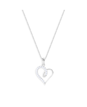 Collier cœur en argent 925...