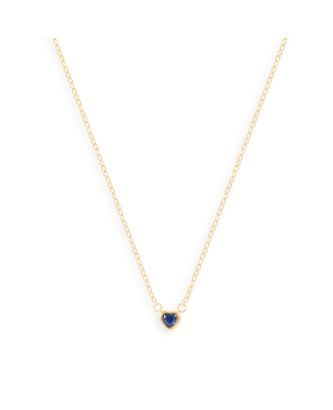 Collier cœur plaqué or avec...