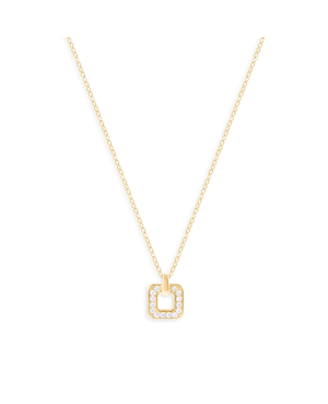 Collier plaqué or avec...