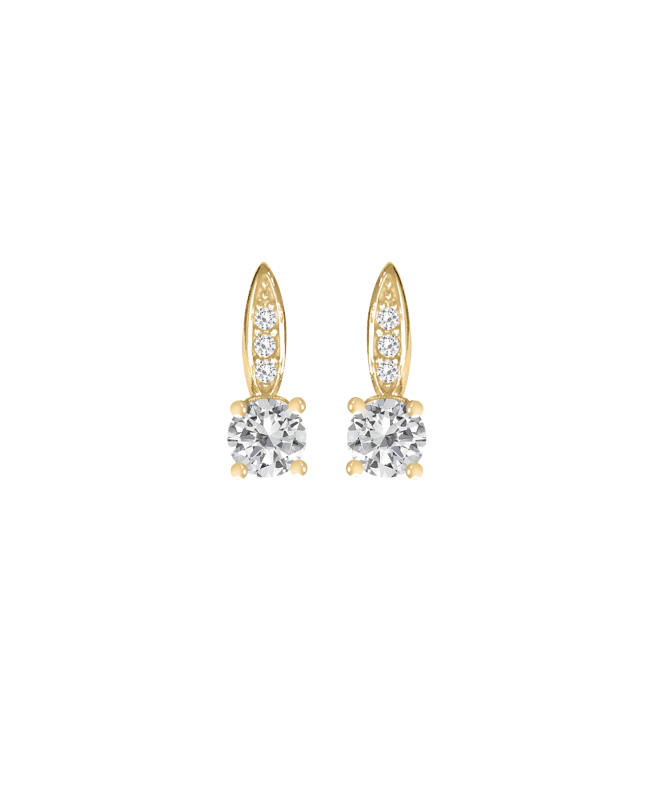 boucles d'oreilles plaqué or