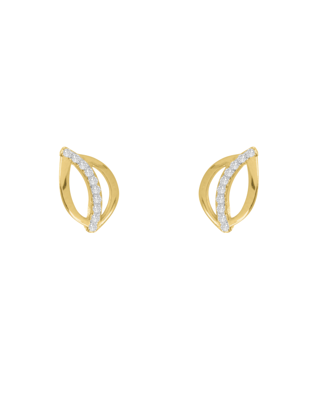 boucles d'oreilles plaqué or