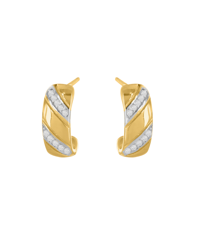 boucles d'oreilles plaqué or
