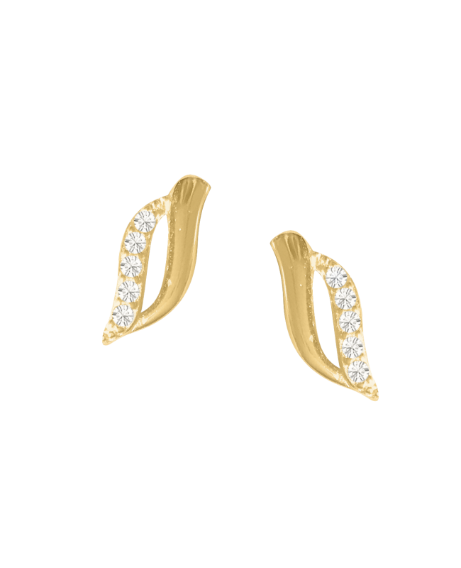 boucles d'oreilles plaqué or